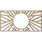 Ekena Millwork Hoover Wood Fretwork Pierced Ceiling Medallion, Hickory, 16"W x 8"H x 5 7/8"ID x 1/4"T CMWP16X08X0250HOHI - alternate 3